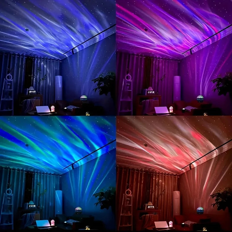 USB LED Night Light Starry Sky Projector Lamp Aurora DC 5V R