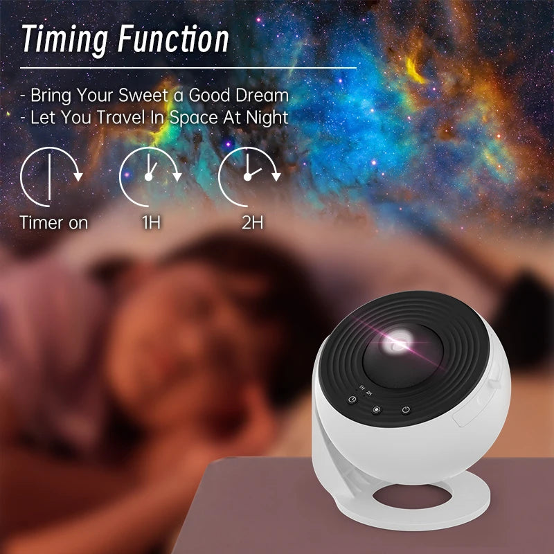 Night Light Galaxy Projector Starry Sky Projector 360 Rotate