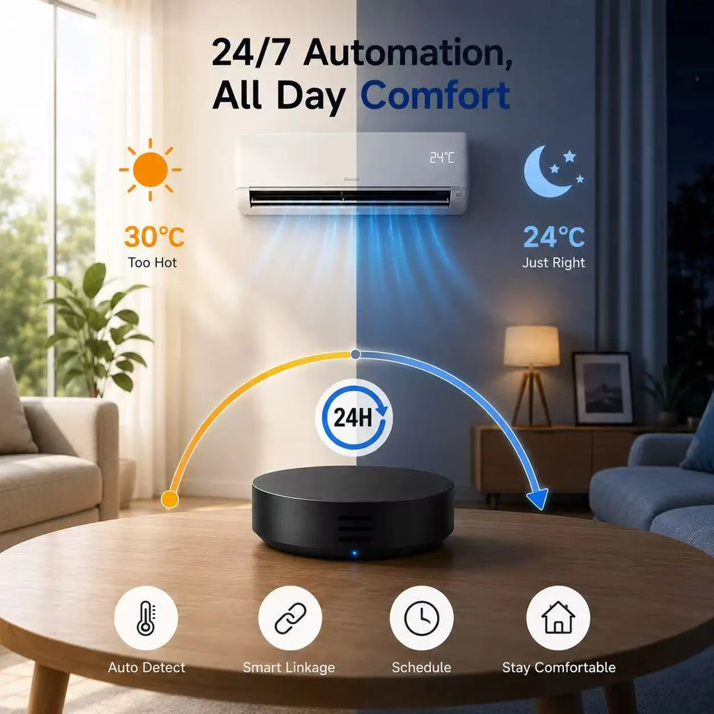 Tuya Smart Universal IR Remote With Temperature Humidity Sen