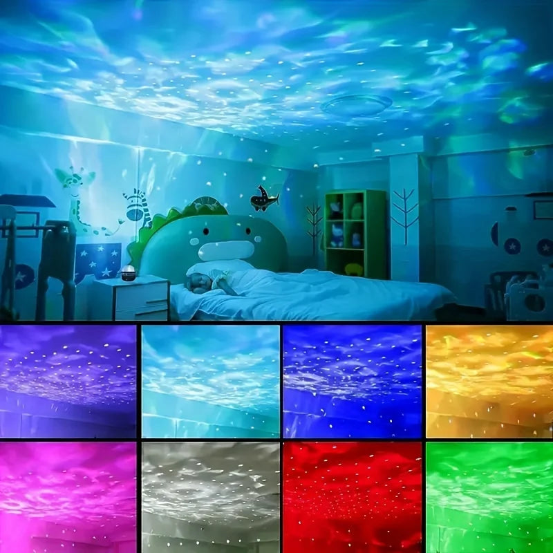 USB LED Night Light Starry Sky Projector Lamp Aurora DC 5V R