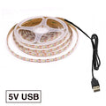 5V USB LED Strip 2835 60LEDs/m Diode Tape Waterproof Flexible LED Ribbon Warm White Ice Blue Purple Pink Yellow for TV Backlight