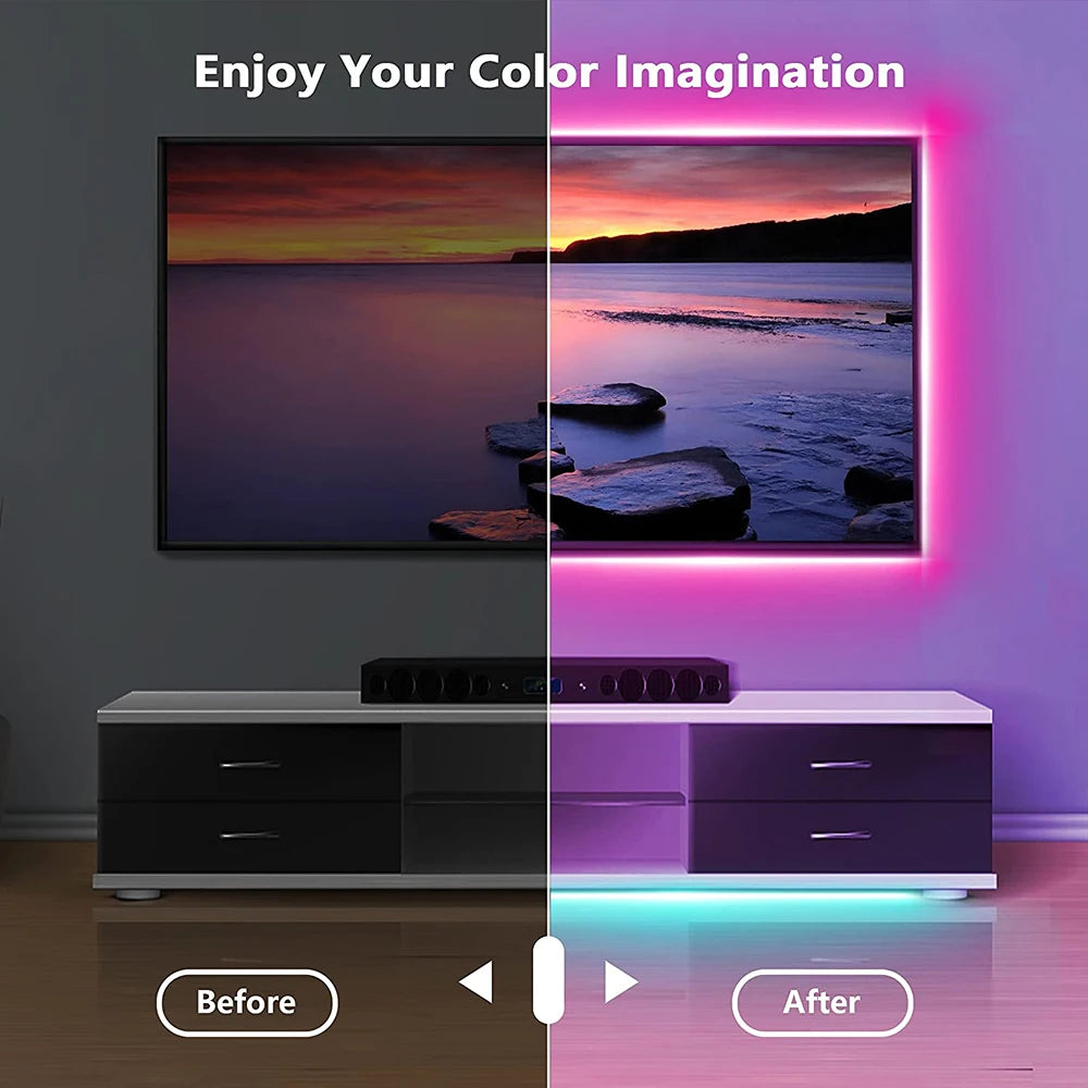 Tape Bluetooth USB LED Strip Light 5050 SMD 5V USB RGB Light