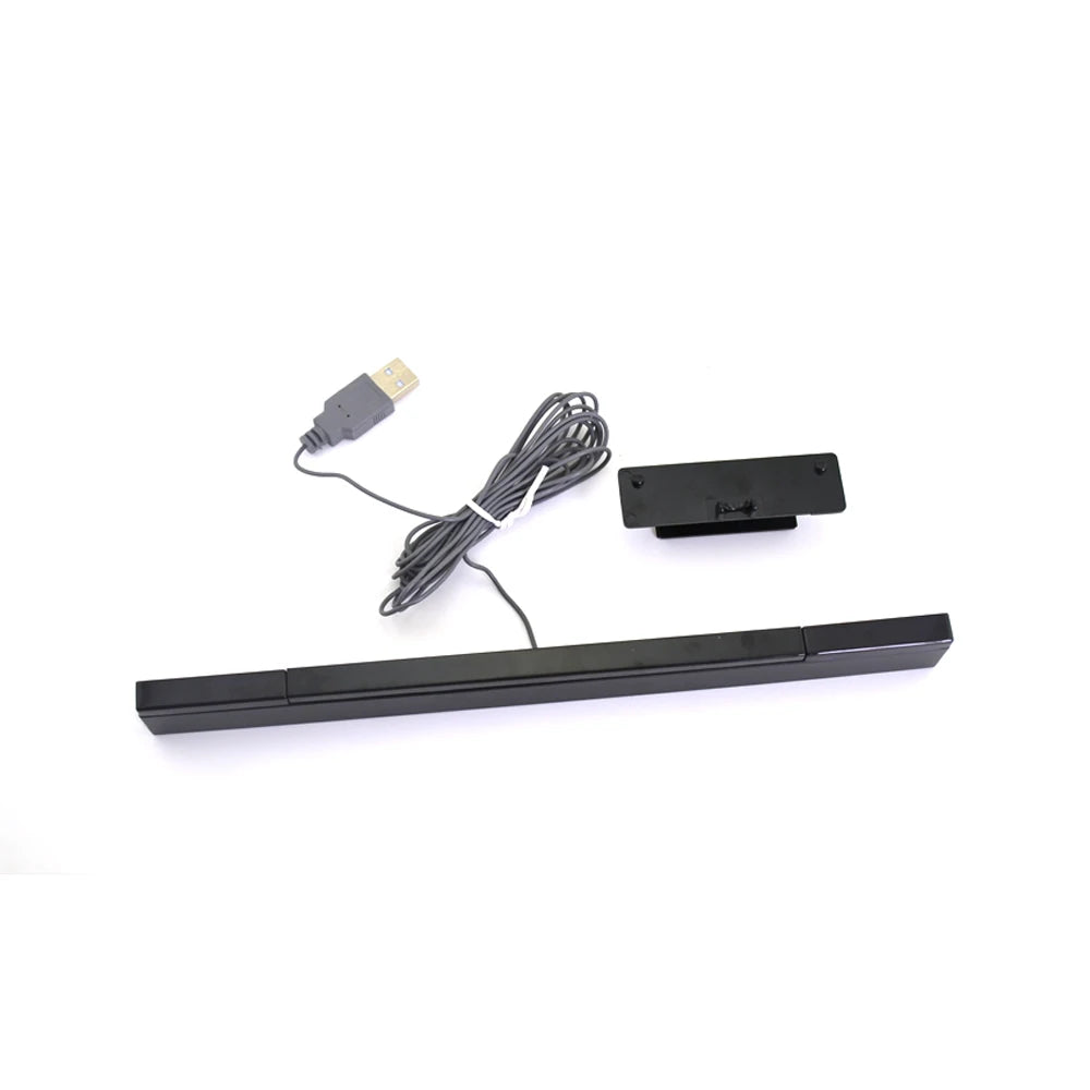 New USB TV Wired Remote Sensor Bar for Wii Console Receiver 