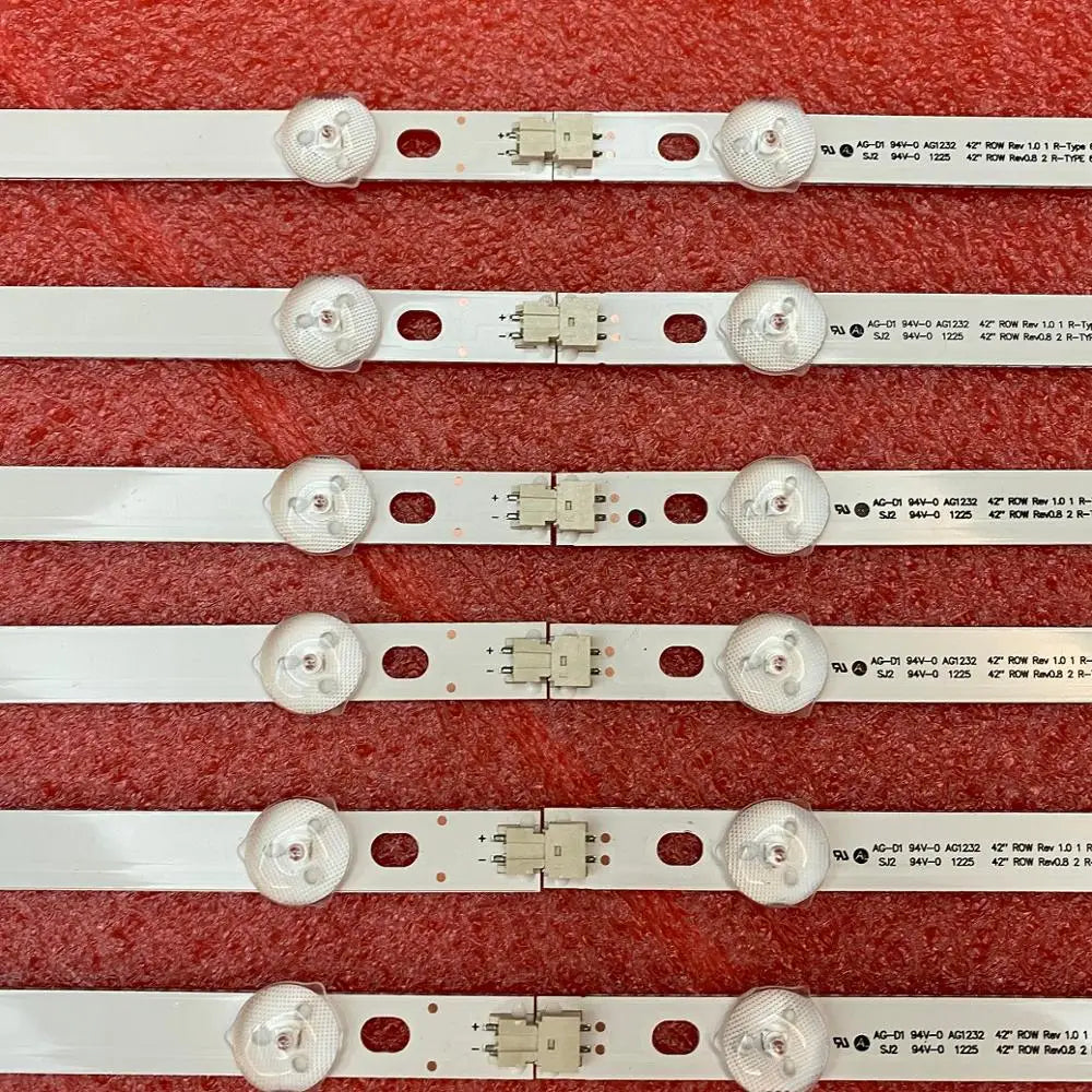 12 PCS/set LED Backlight Strip for TV 42LM340T 42LM3700 42LS