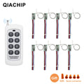 QIACHIP 433MHz Wireless RF Remote Control DC3.6V-24V Mirco S