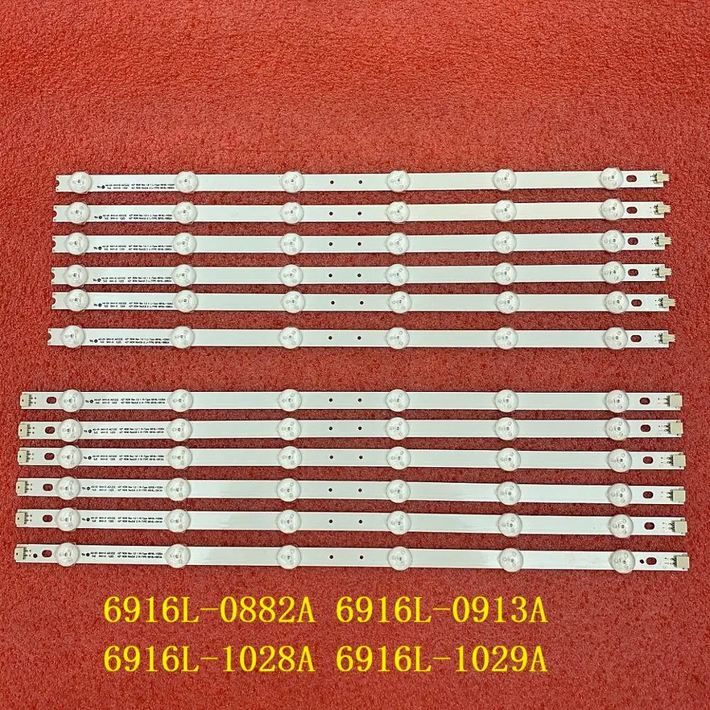 12 PCS/set LED Backlight Strip for TV 42LM340T 42LM3700 42LS