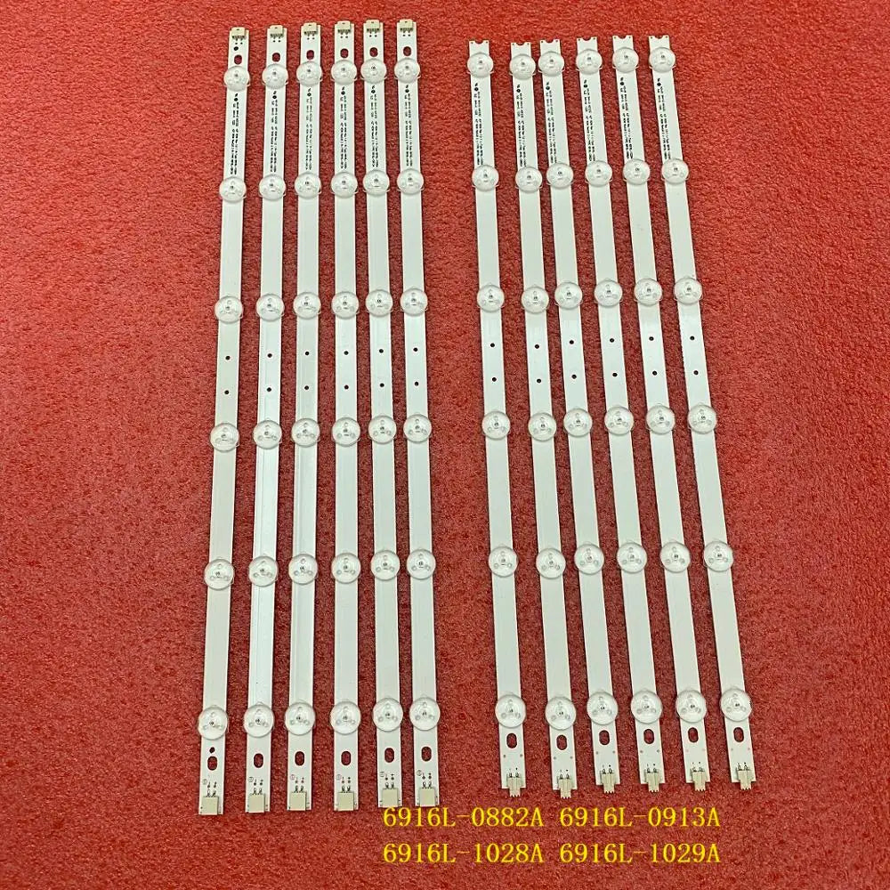 12 PCS/set LED Backlight Strip for TV 42LM340T 42LM3700 42LS