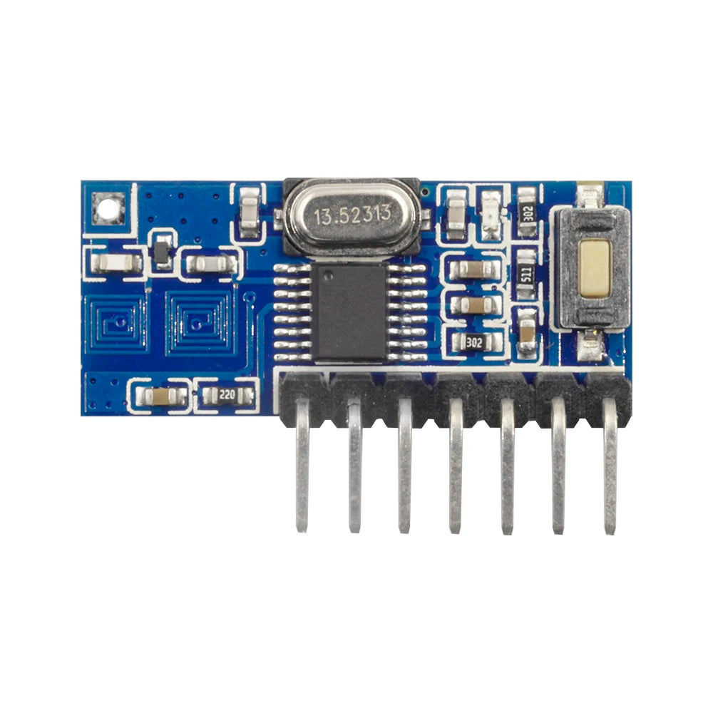 QIACHIP 433mhz Wireless Wide Voltage Coding Transmitter + Decoding Receiver 4 Channel Output Module For 433 Mhz Remote Controls