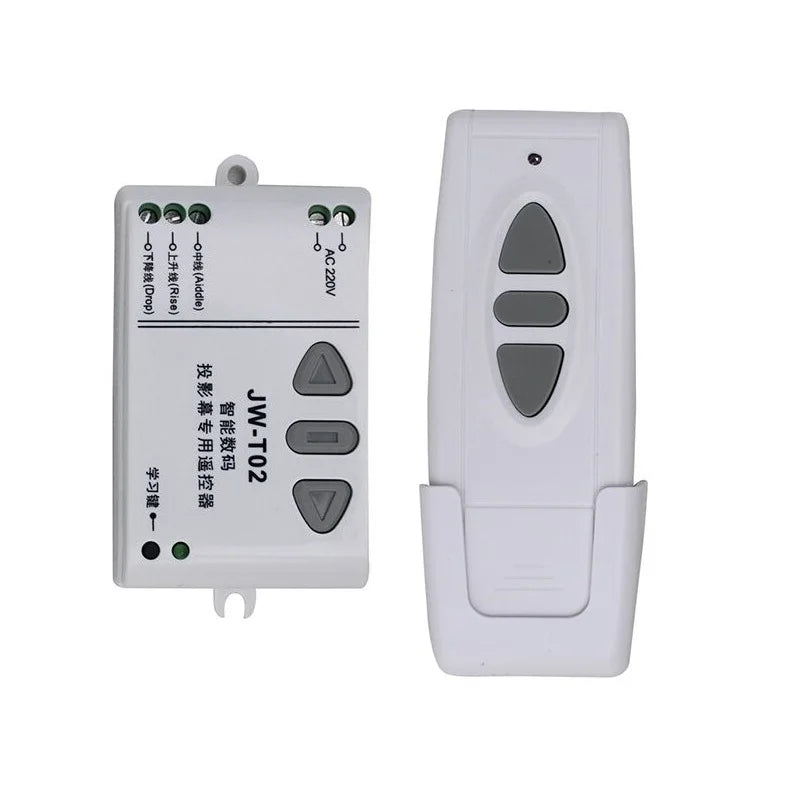 JW-T02 AC 220V Motor Wireless Remote Control Switch UP Down 