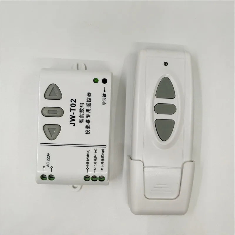 JW-T02 AC 220V Motor Wireless Remote Control Switch UP Down 