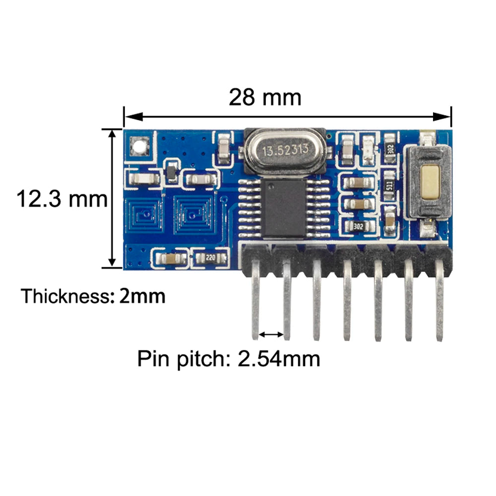 QIACHIP 433mhz Wireless Wide Voltage Coding Transmitter + De