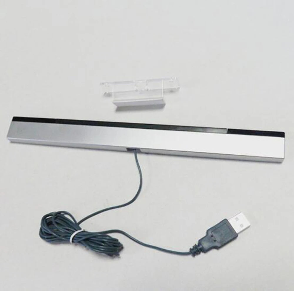 New USB TV Wired Remote Sensor Bar for Wii Console Receiver 