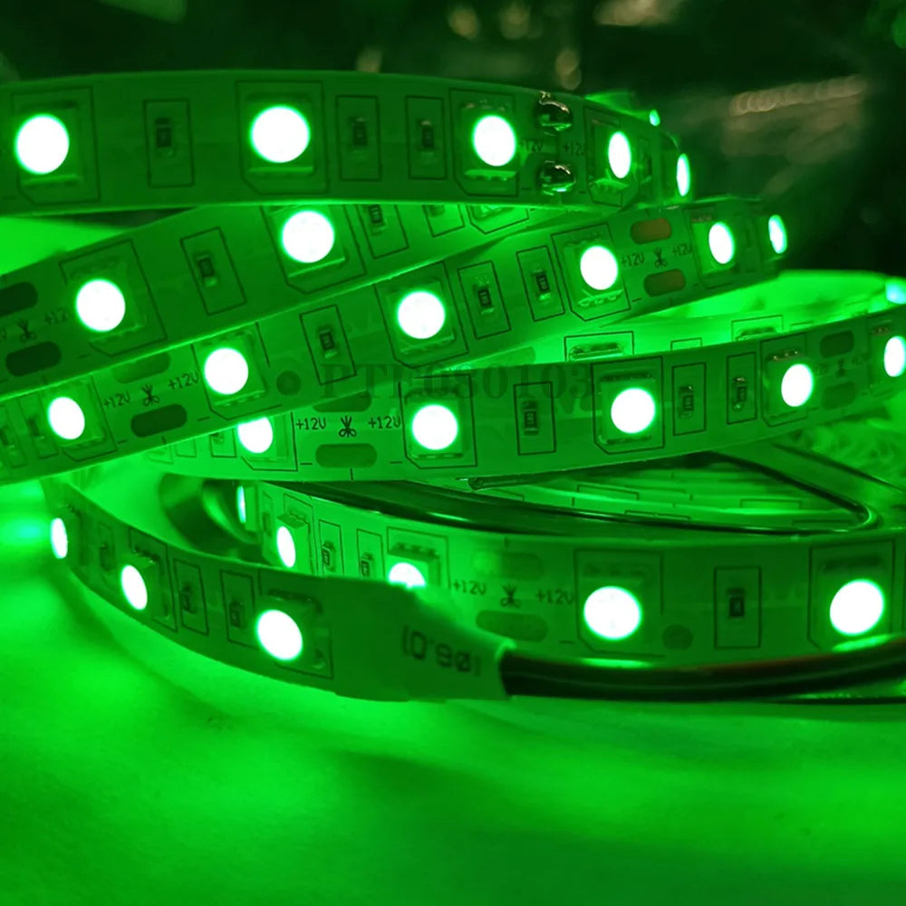 LED Strip 5050 DC 12V 24V RGB Warm White 5 Meter Waterproof 