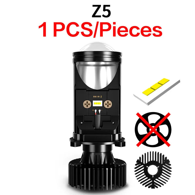 AILEO Canbus 90W/Pair Lamp H4 LED Mini Projector Lens Automobles Bulb 20000LM Conversion Kit Hi/Lo Headlight 4300K 6000K RHD LHD