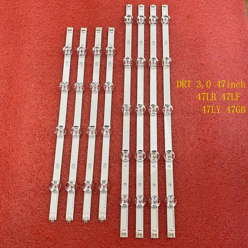 8 PCS/set LED Backlight Strip for TV DRT 3.0 47 inch A B 691