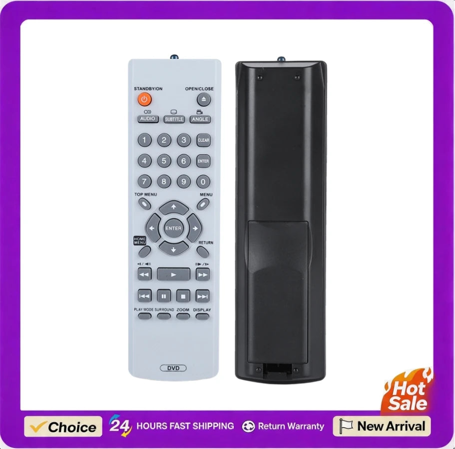 Universal Replacement DVD Remote Control Programmable Long R