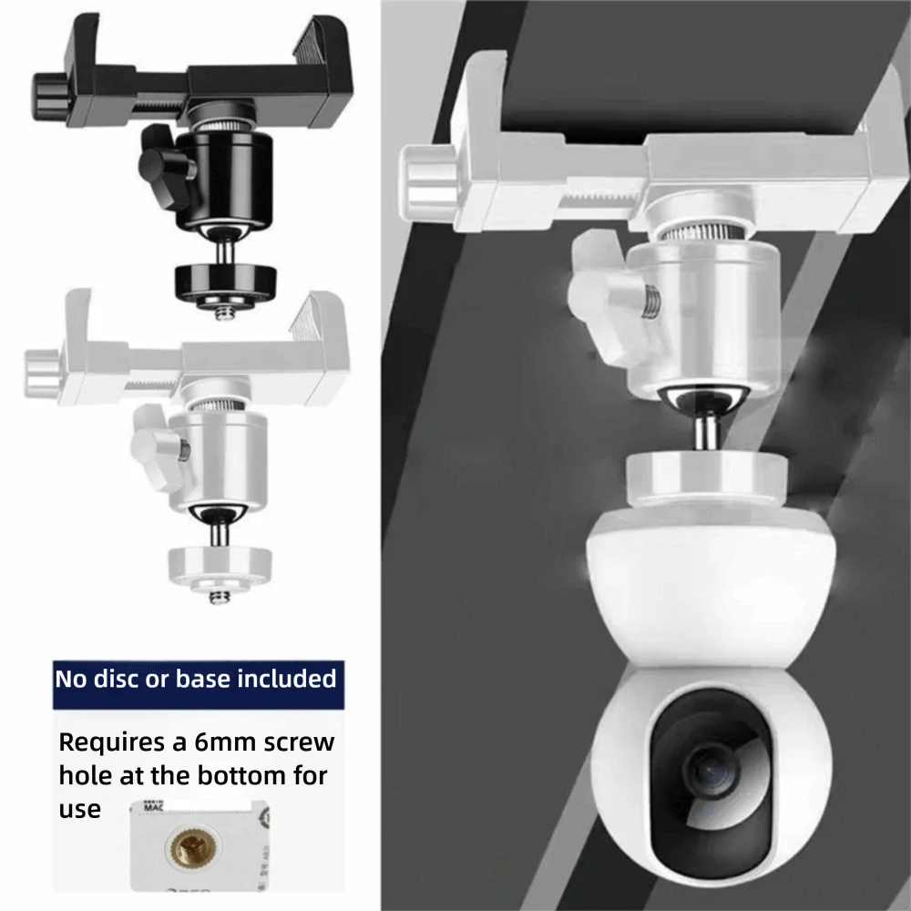 With 1/4 Screw 360 Rotation Mini Camera Holder No Punching A