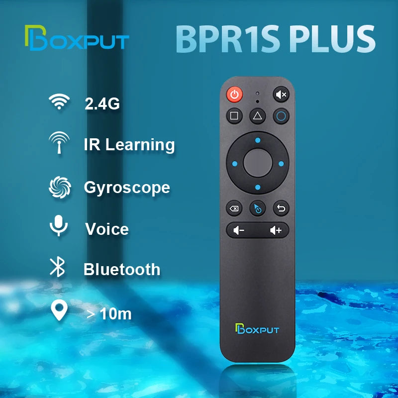 BOXPUT BPR1S Plus Bluetooth 5.0 Wireless Air Mouse IR Learni