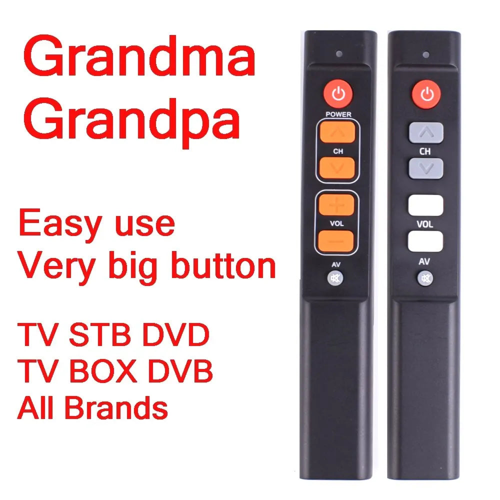 6 Keys Learn Universal Remote Control For TV STB DVD Clone C