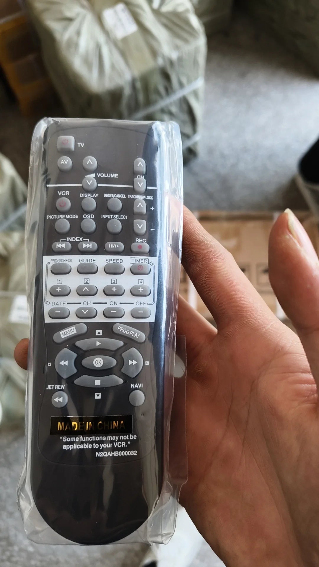 New Replacement N2QAHB000032 For PANASONIC Universal TV VCR 