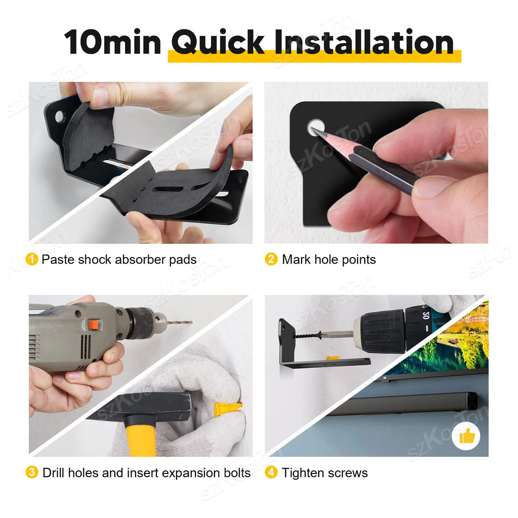 Speaker Stand Universal Sound Bar Mounts Holder for Samsung 