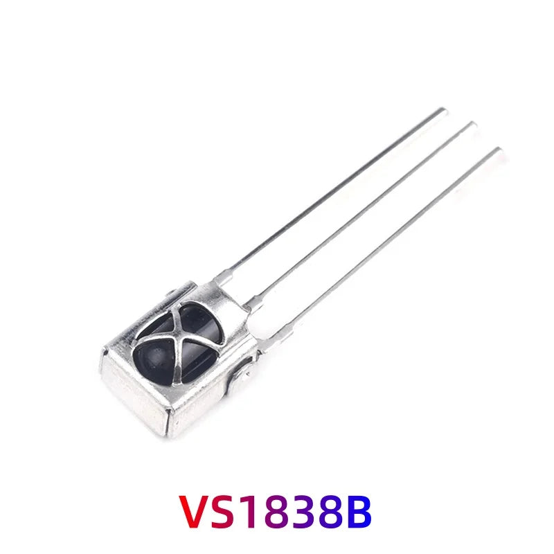 10PCS/Lot Universal IR Infrared Receiver VS1838B 1838 VS838 VS1738 HS0038BD HS0038 CHQ0038K CHQ0038D Remote Receiver Tube