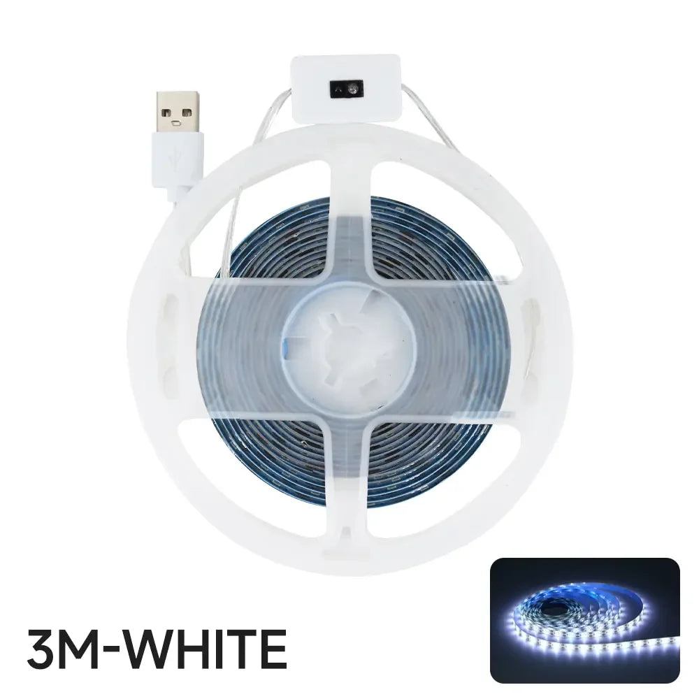 1-5M LED Lights Strip DC 5V USB Gesture Control 60 LEDs/m Backlight Dimmable Sensor Night Lights TV Kitchen Under Cabinet Lamp