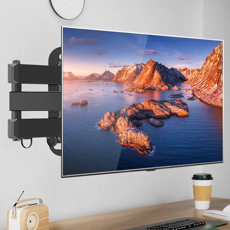 Retractable Universal TV Mounts Wall Mount Bracket Load Up t