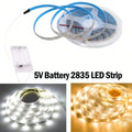 3AA Battery Power Led Strip Light 2835 1M 2M 3M 4M 5M Night 