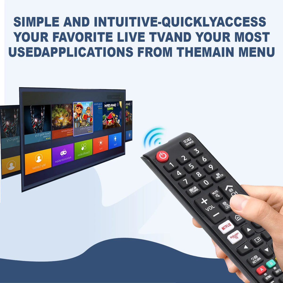 BN59 01315B For Samsung Remote Control Compatible with UE43R