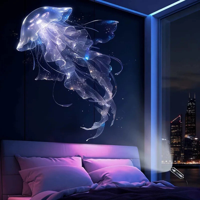 USB Projector Light Whale Jellyfish Butterfly Night Light LE