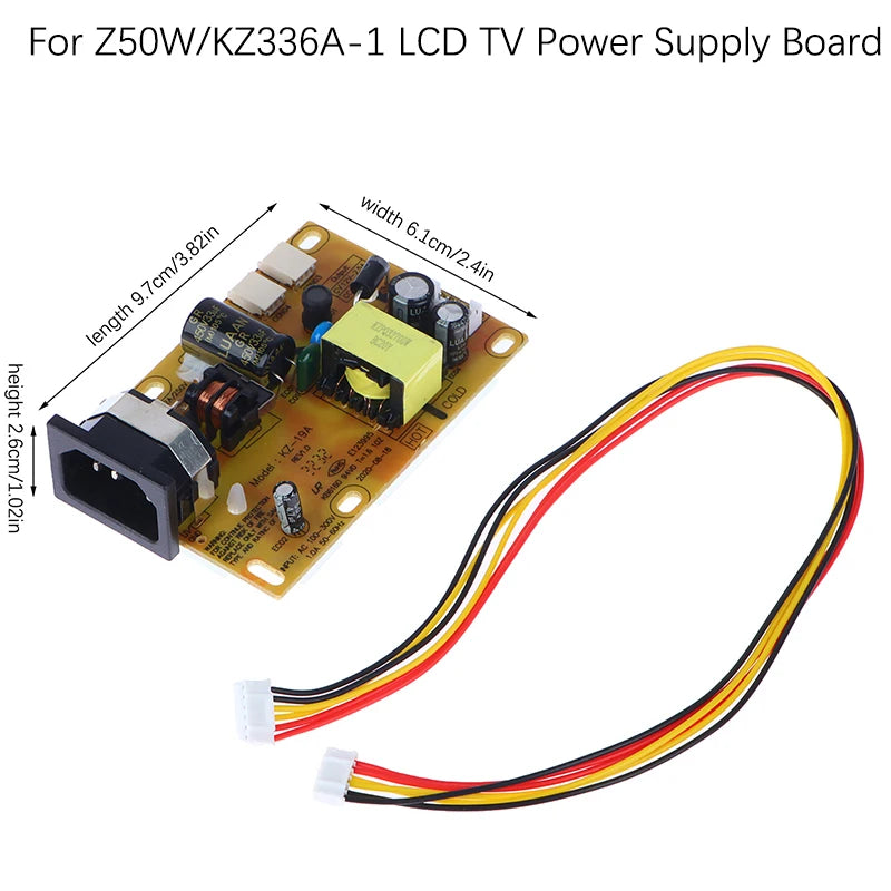 For KAIZHENG Z50W/KZ336A-1 LCD TV Power Supply Board 12V3A 1