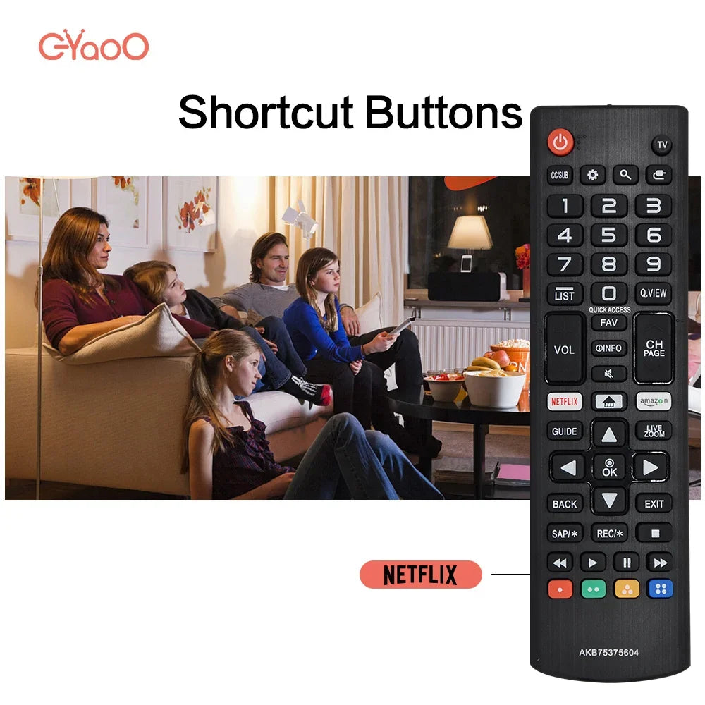 Smart LED LCD TV Remote Control for AKB75375604 Replace 65SK