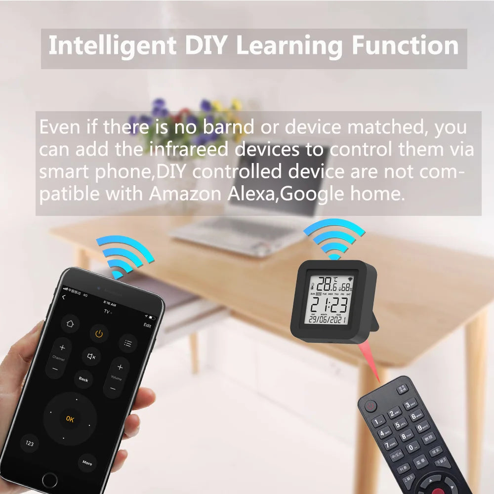 Tuya Smart IR Remote Control WiFi Home Temperature Humidity 