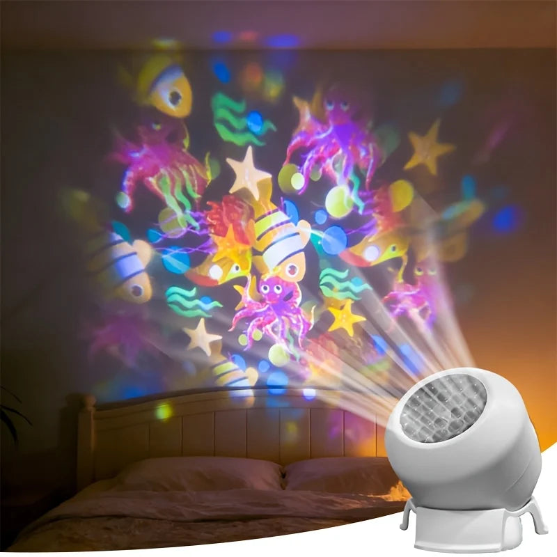 LED Night Light Starry Ocean Projection Light 360 Rotating D