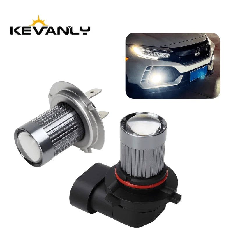 2pcs New Laser Projector Mini Lens Car H7 LED 9005 9006 Supe