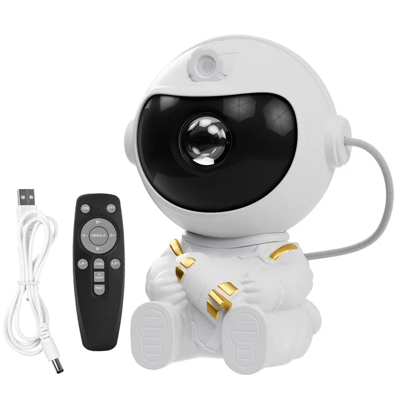 LED Star Galaxies Projector Night Light Astronaut Starry Sky Bedroom Room Decor Children s Gift - LED Atmosphere Creating Lamp