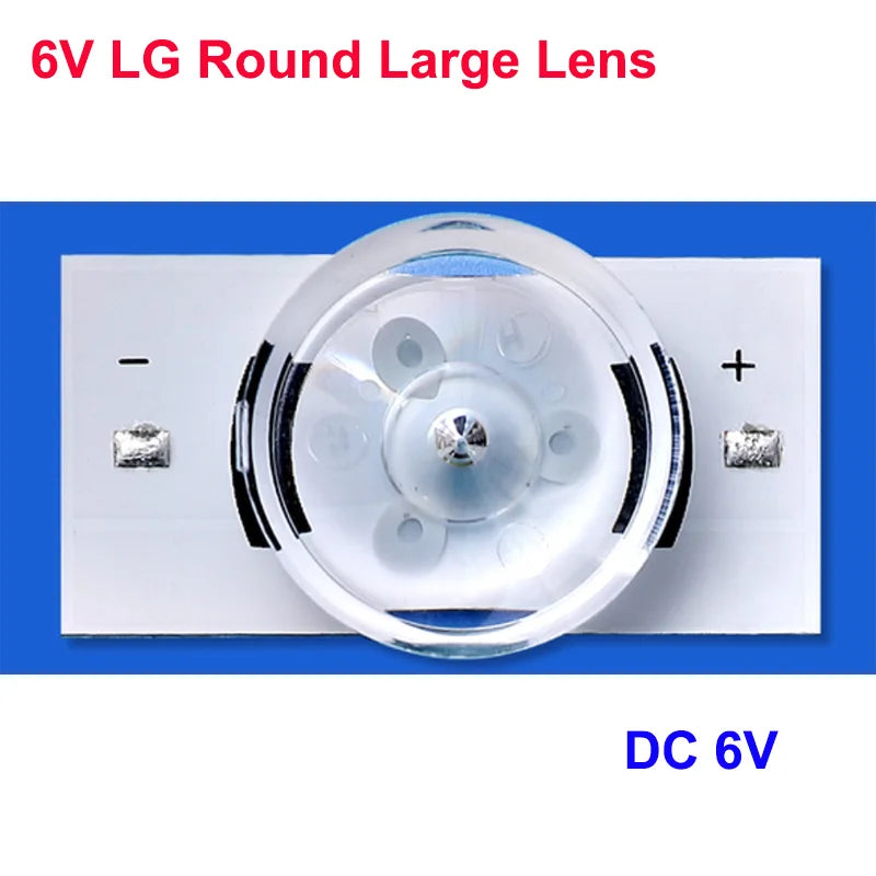 10/30/50/100PCS 3V 6V LED Light Emitting Diode SMD LB Light Bead with Optical Lens Fliter for 32-65 LED TV Repair 2M Cable Wire