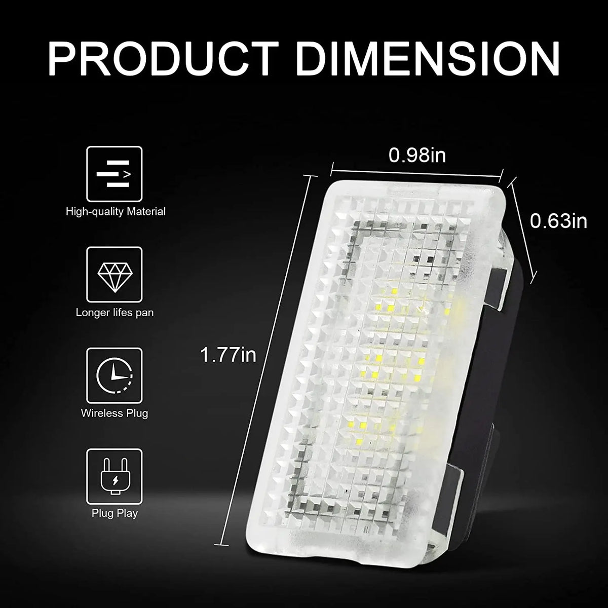 For Tesla RGB LED Lights Bulbs Kit Atmosphere Lamp Projector