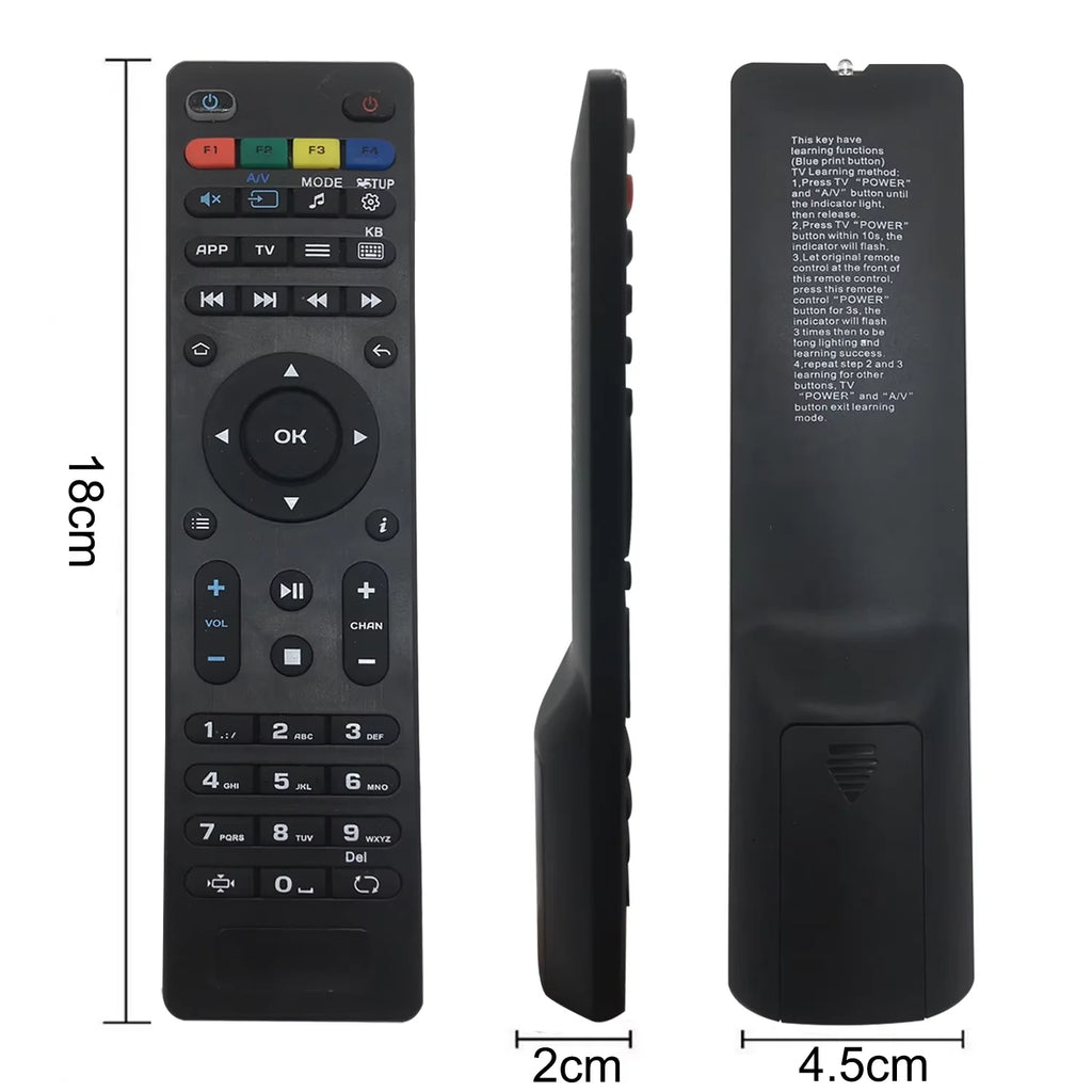 FULL-2X Replacement TV Box Remote Control For Mag254 Control