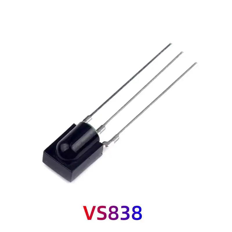 10PCS/Lot Universal IR Infrared Receiver VS1838B 1838 VS838 VS1738 HS0038BD HS0038 CHQ0038K CHQ0038D Remote Receiver Tube
