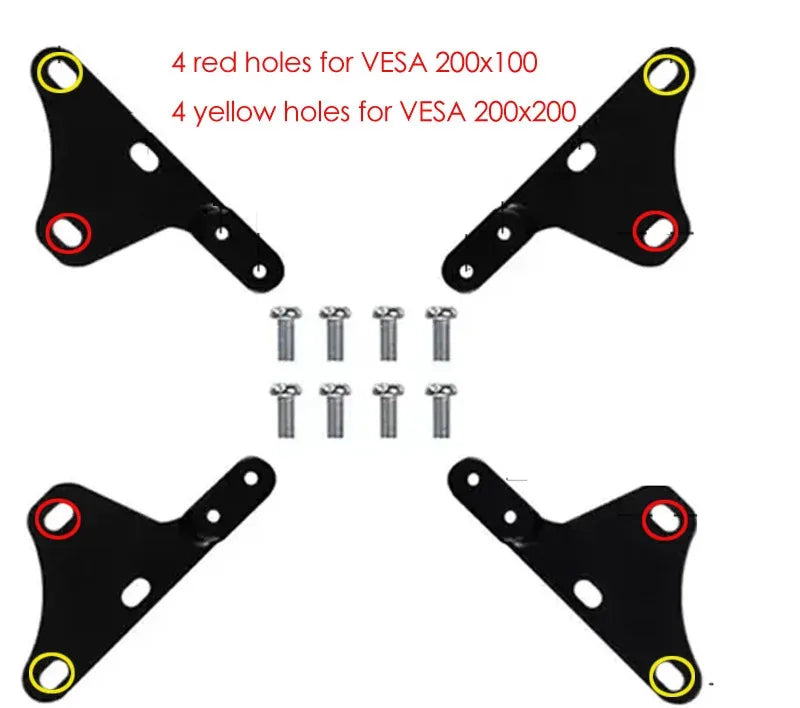 (1 Set) AD100 TV Mount LCD Bracket Holder Adaptor Extension 