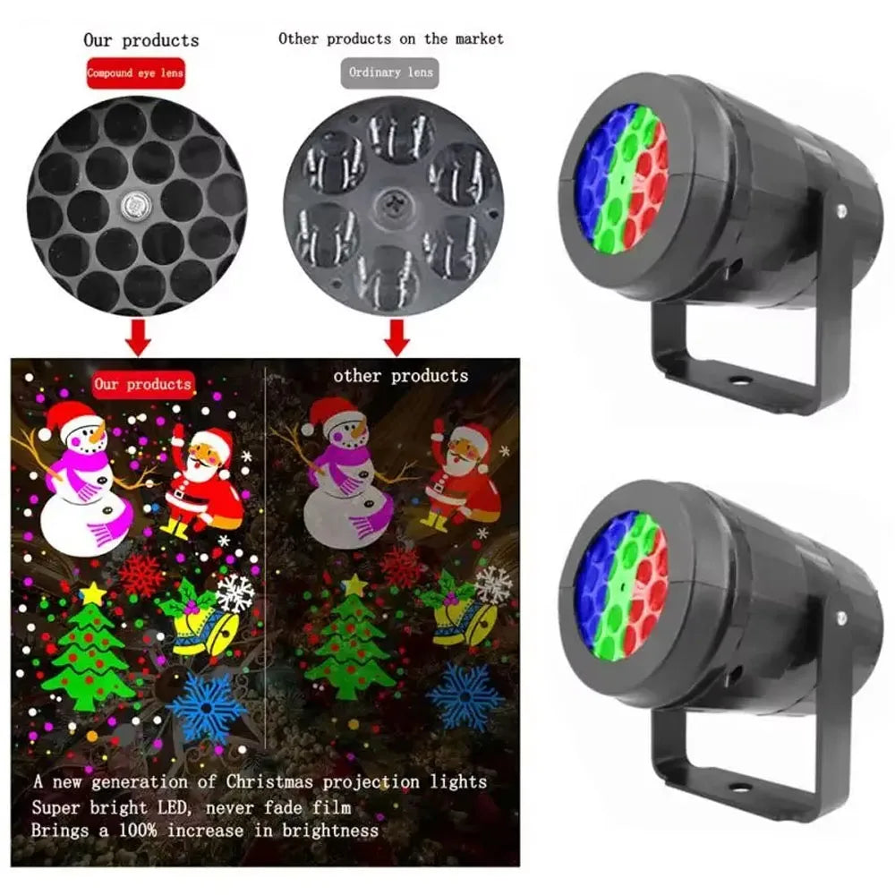 Christmas Projector Lights Outdoor Holiday Led Projection La