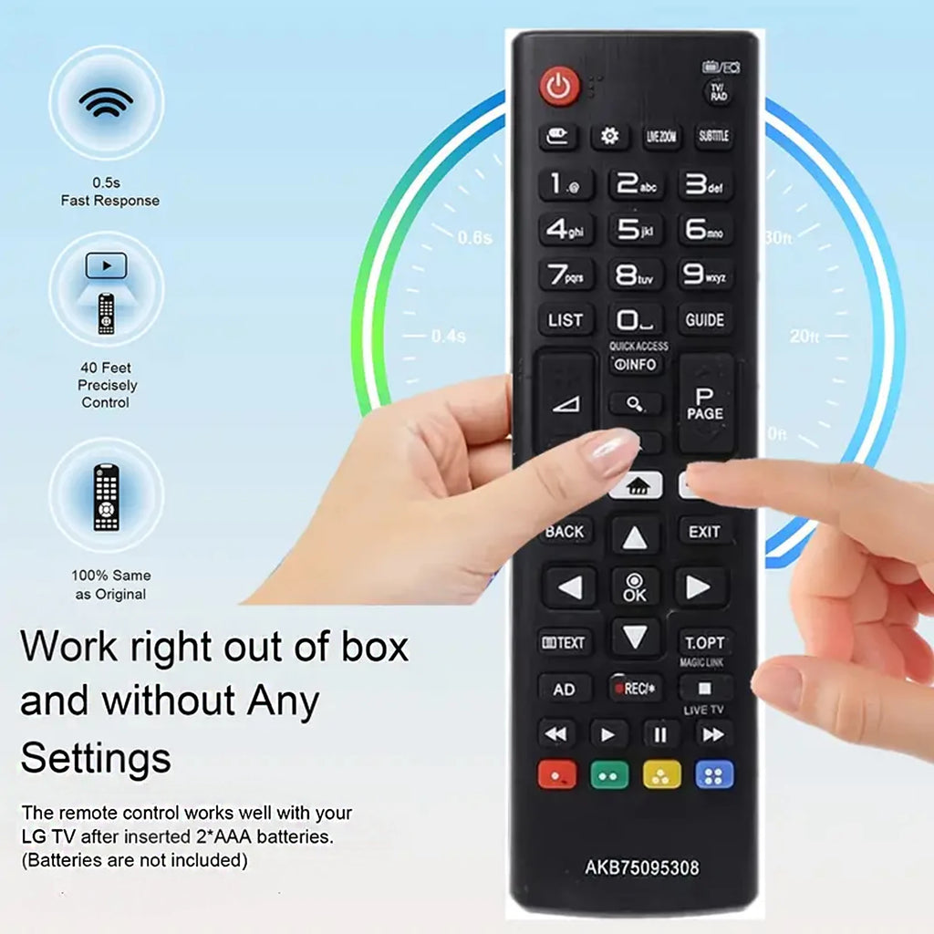 AKB75095308 Universal Remote Control for TV32LJ610V 43UJ634V