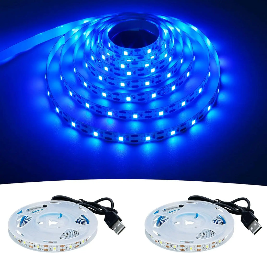 DC 5V USB LED Strips 2835 Warm White LED Strip Light TV Mirror Backlight Lighting Tape Room Decor Lamp Ribbon LED String Light