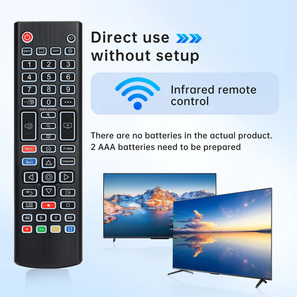 Backlit Remote for LG Smart TV Universal Replacement for All