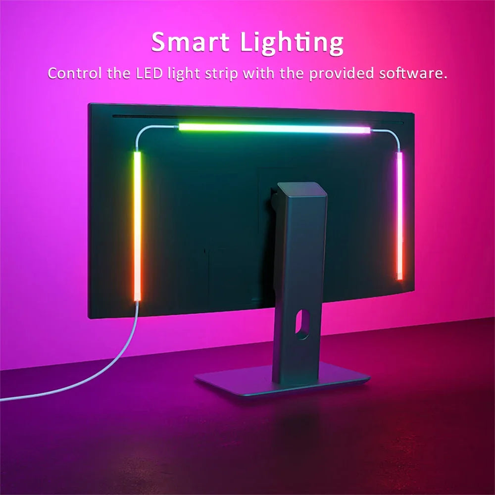 USB Computer Sync Light Strip PC Strip Lights 24 27 32 34 In