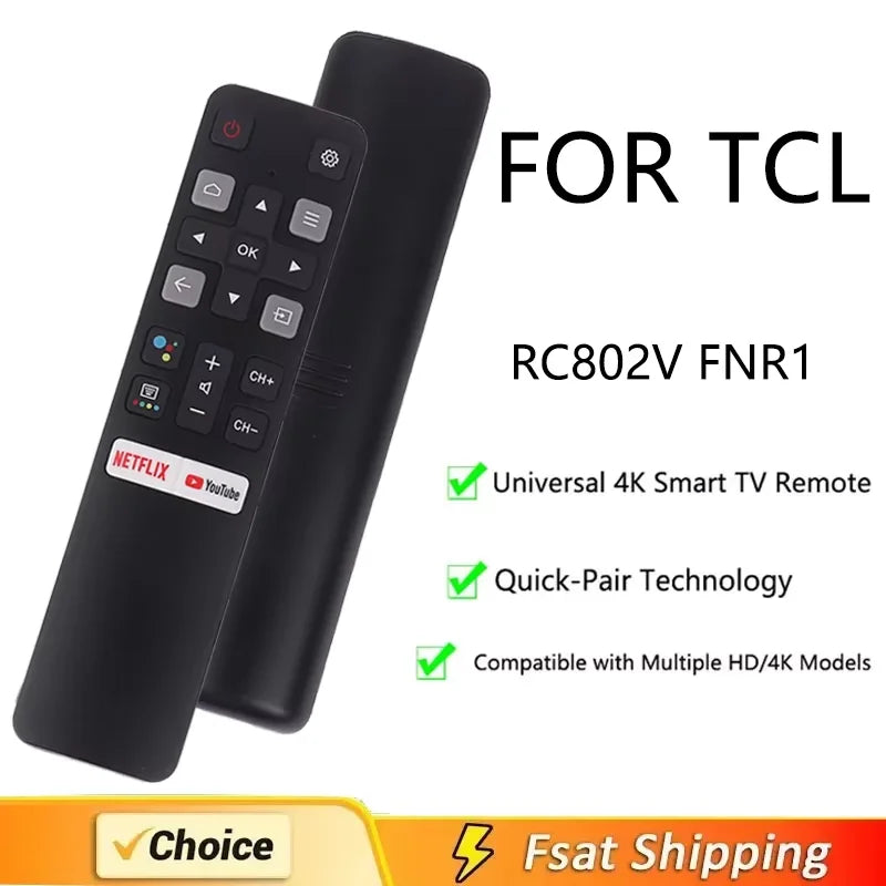 NEW Universal IR Remote Control Replacement No Voice Functio