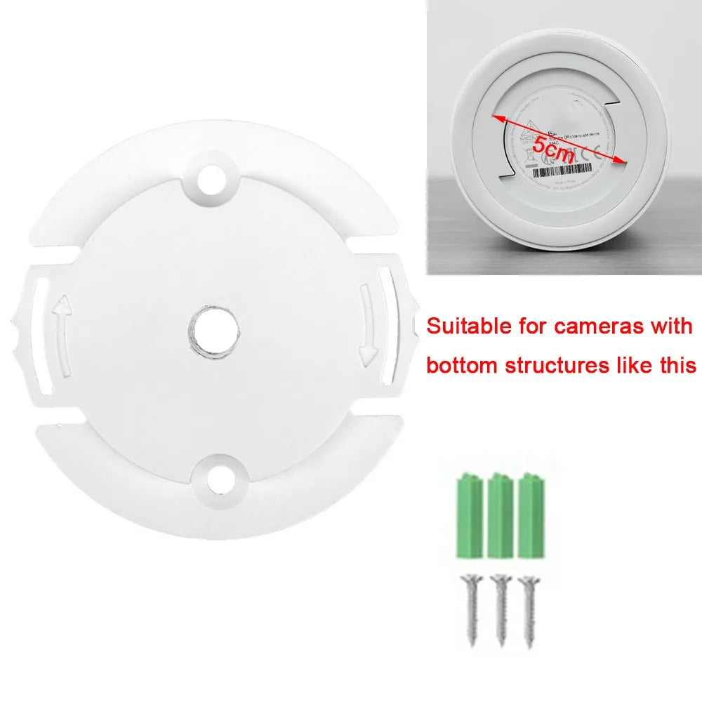 With 1/4 Screw 360 Rotation Mini Camera Holder No Punching Adjustable Monitor Bed Bracket Clip Fixation Camera PTZ Stand
