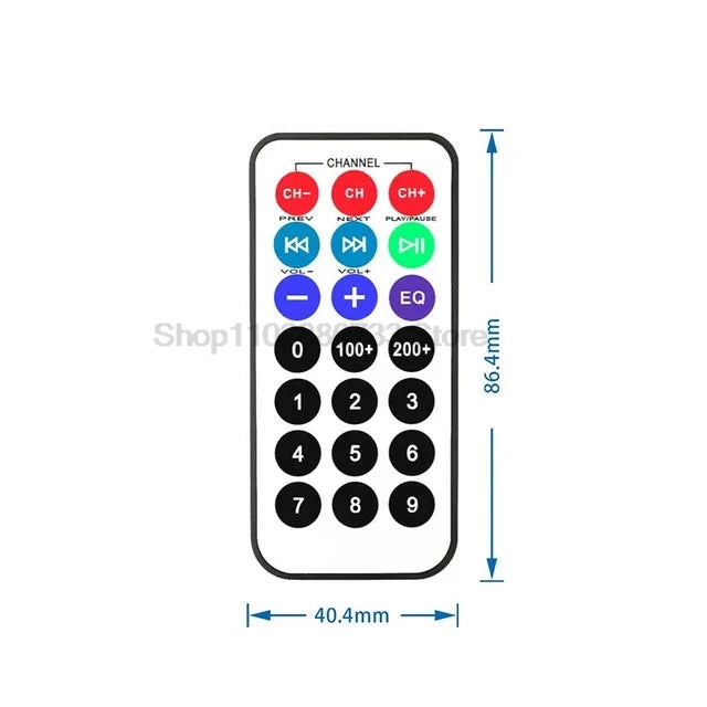 Universal IR Infrared Remote Controller IR Extender Remote Learning 21 Keyboard Wireless TV Box MP3 Player Controller MCU 51